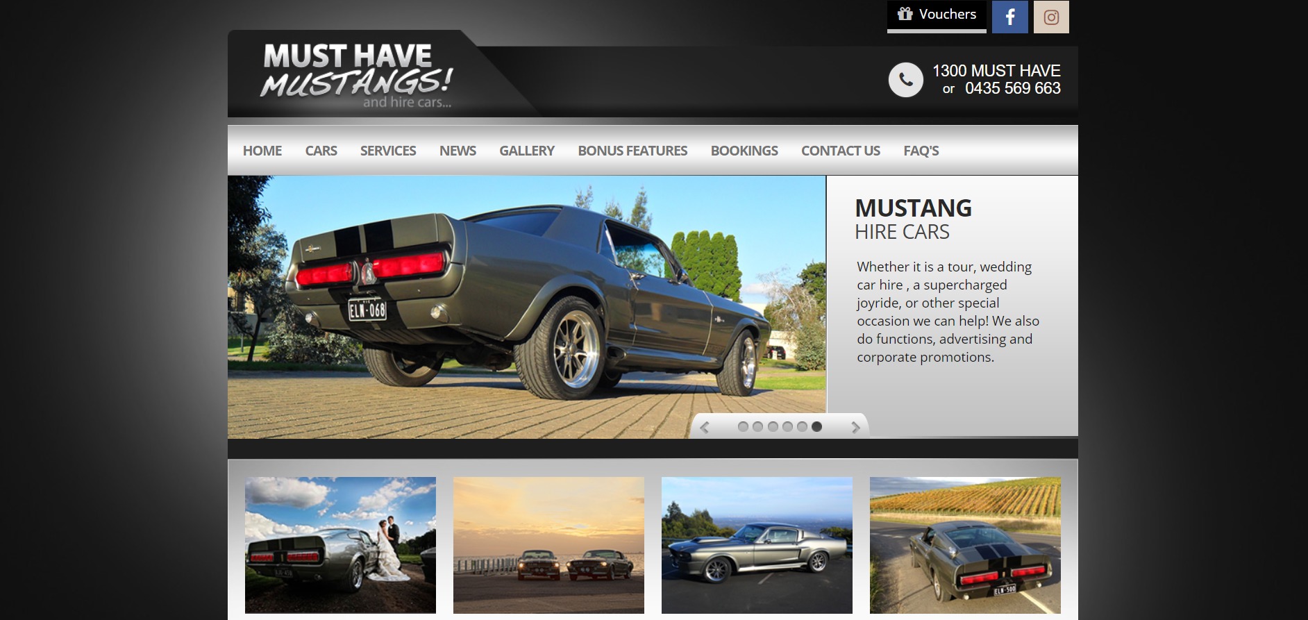 Musthave Mustang Wedding Car Hire