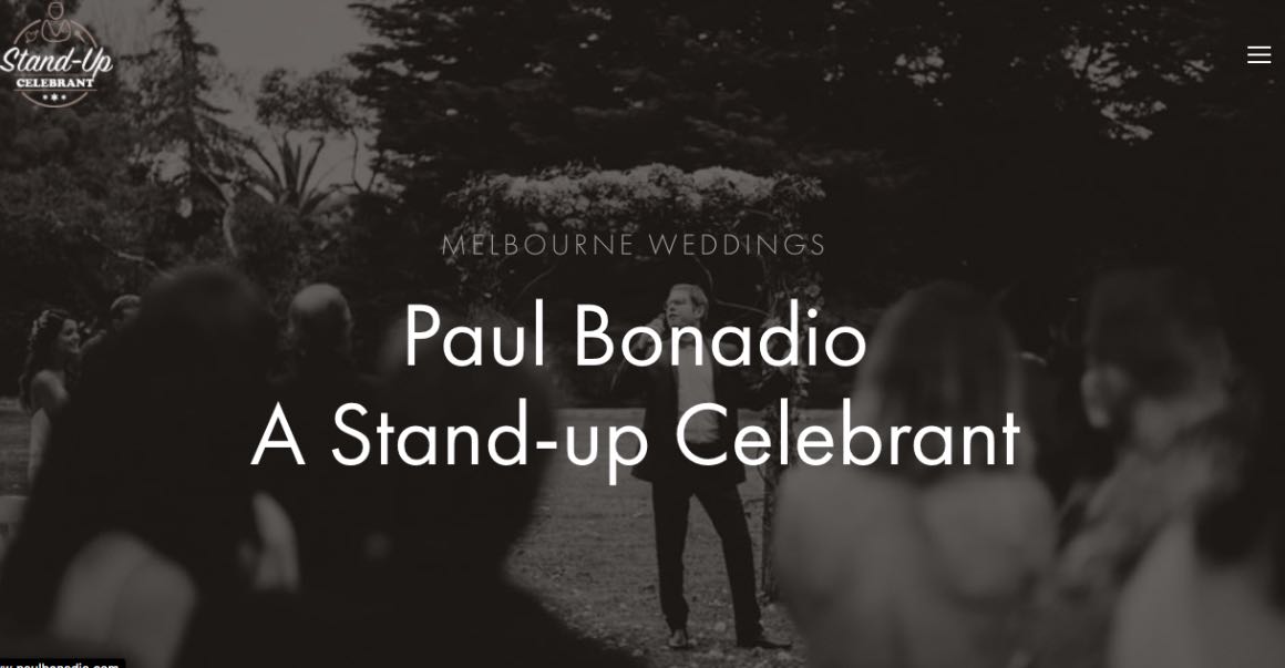 Stand Up Wedding Celebrant Melbourne