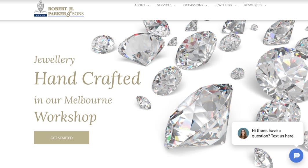 Robert Parker Wedding Jewellery Shop Melbourne