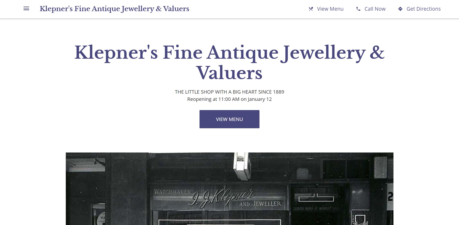 Klepner's Fine Antique Jewellery & Valuers