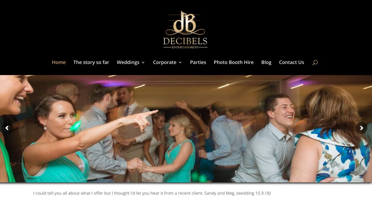 Decibels Entertainment Wedding Event Mc Adelaide