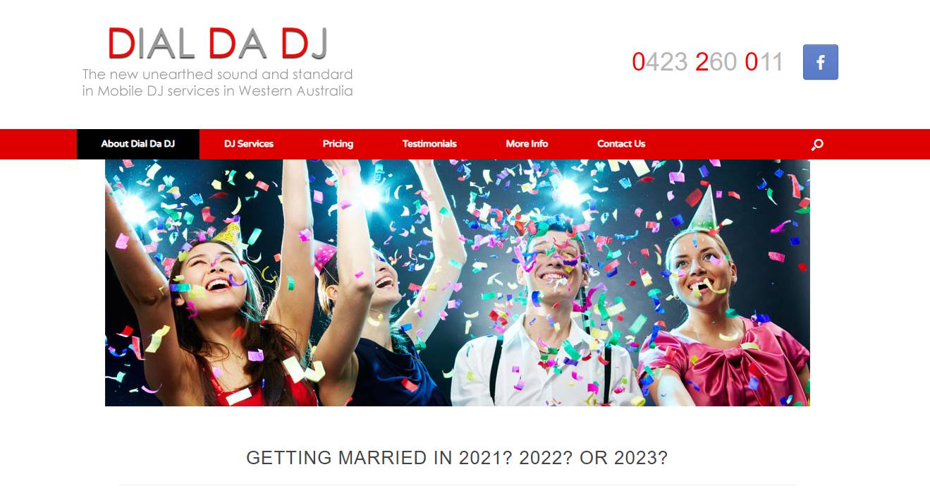 Dial Da Dj Wedding Djs And Mcs In Perth