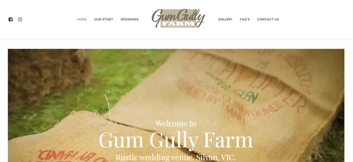Gum Gully Farm Wedding Venue Ballarat