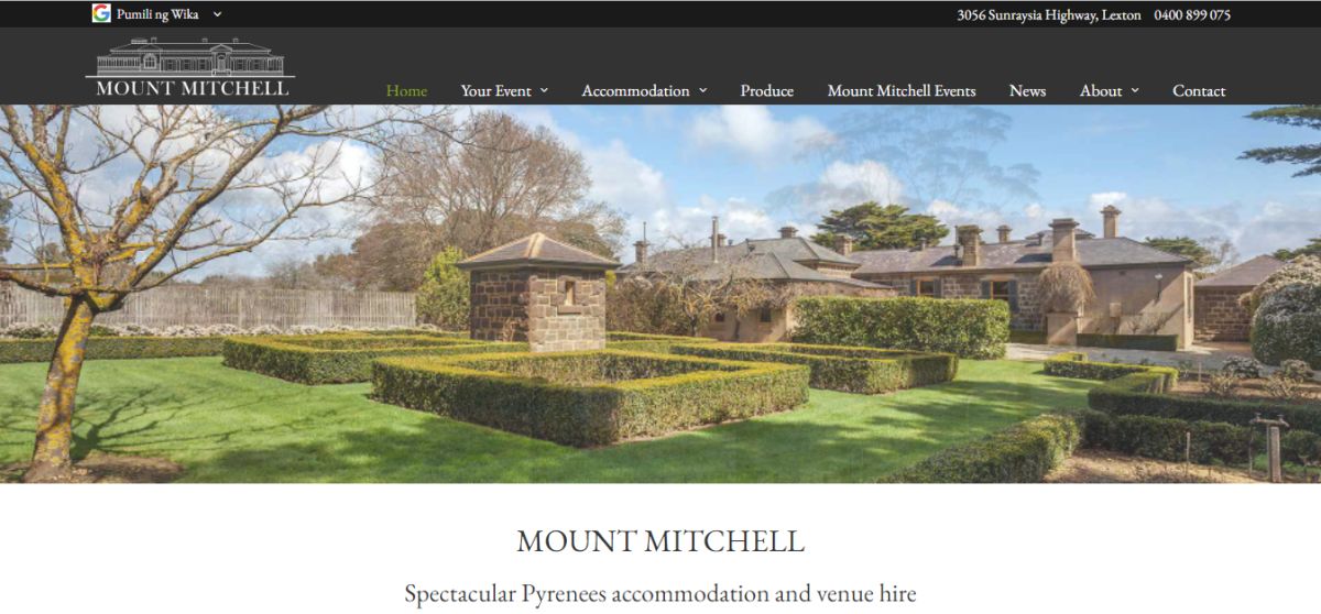 Mount Mitchell Wedding Venue